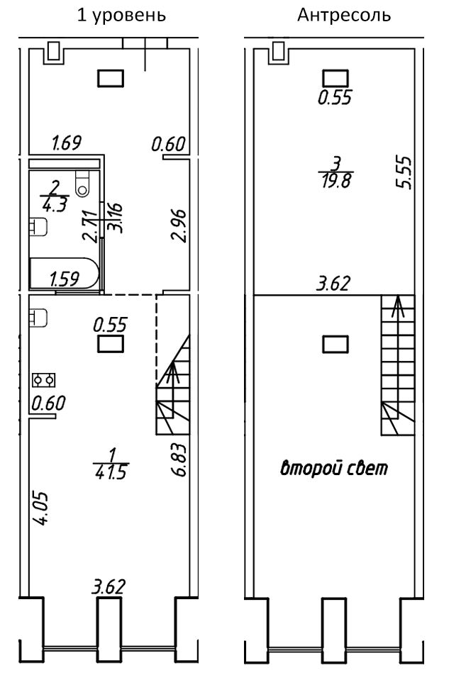 Квартира студия 65.6 м², 2/6 эт., ЖК «Serebro by Avenue-apart»